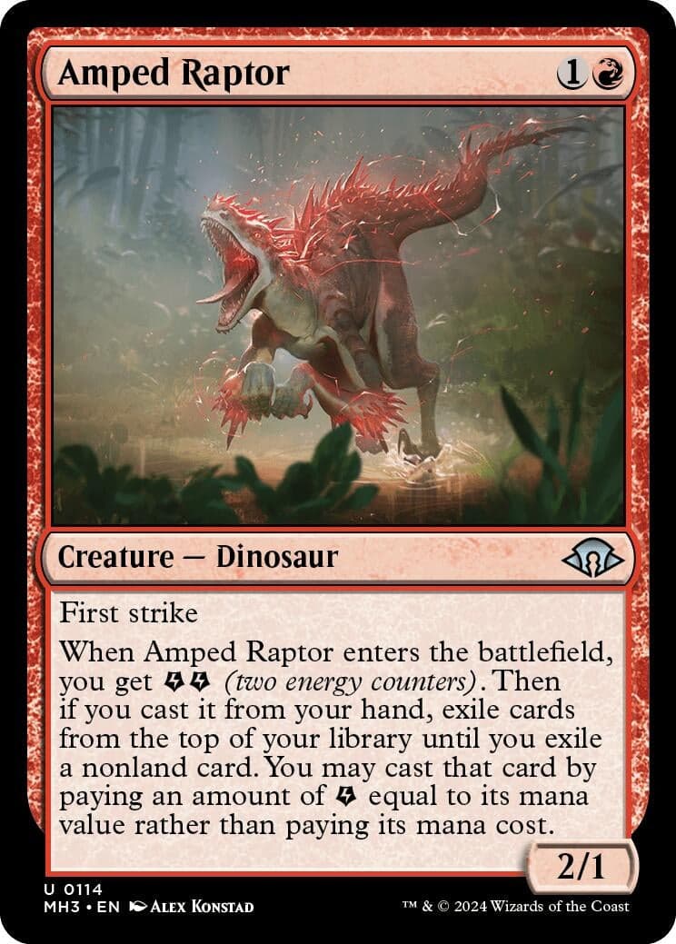 Amped Raptor (114) (Modern Horizons 3)