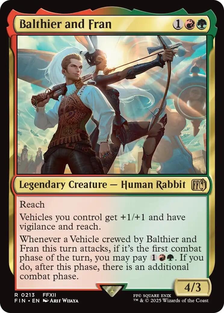 Balthier and Fran (213) (Foil) (FINAL FANTASY)