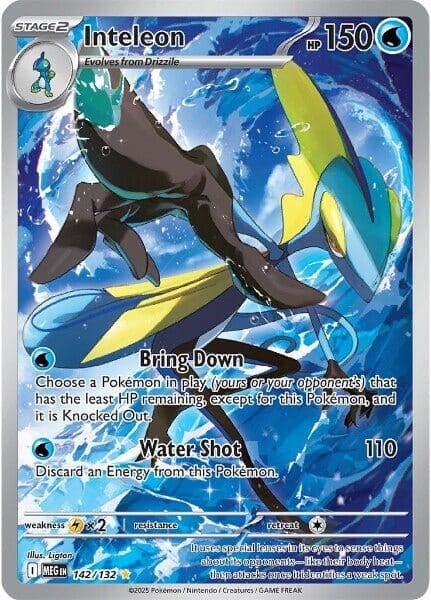 Inteleon (142/132) (ME01: Mega Evolution)