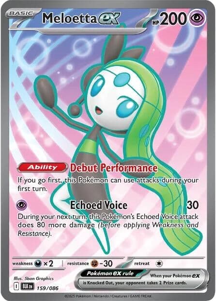 Meloetta ex (159/086) (SV: Black Bolt)