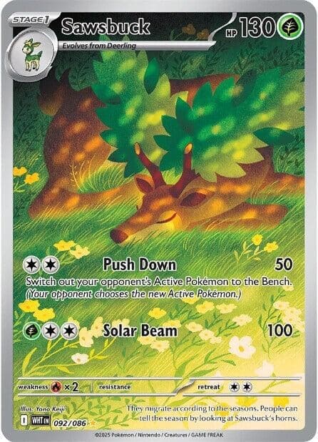 Sawsbuck (092/086) (SV: White Flare)