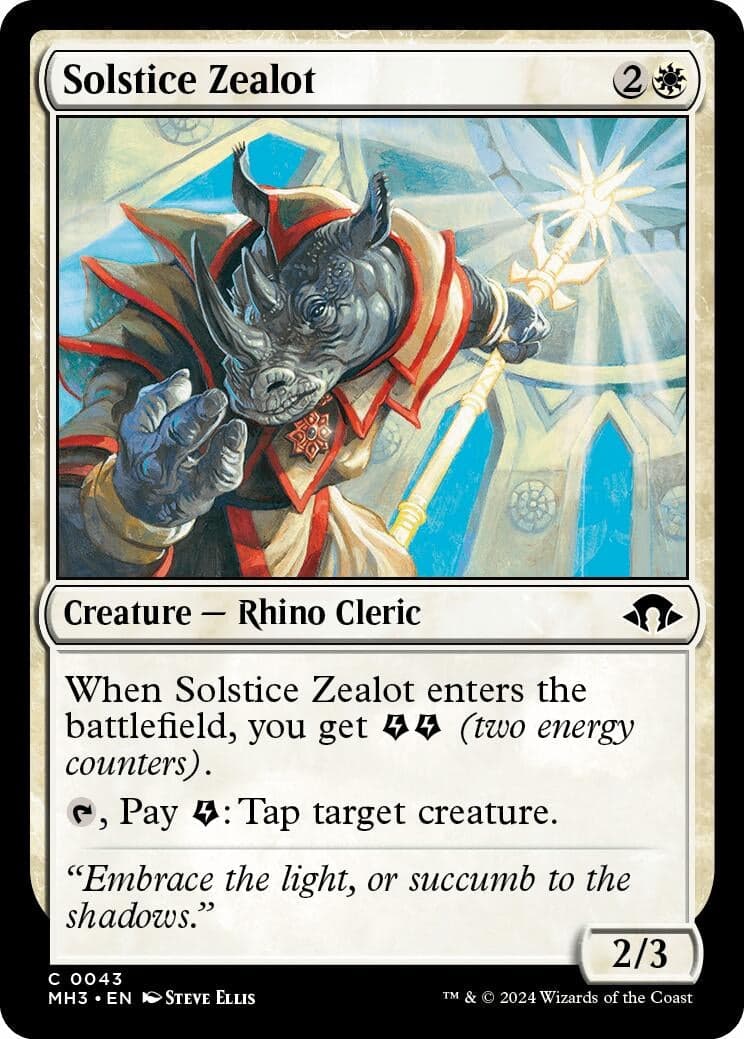 Solstice Zealot (43) (Foil) (Modern Horizons 3)