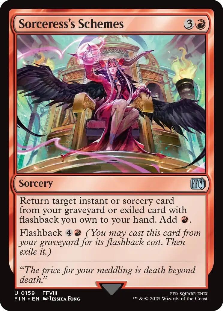Sorceress's Schemes (159) (Foil) (FINAL FANTASY)
