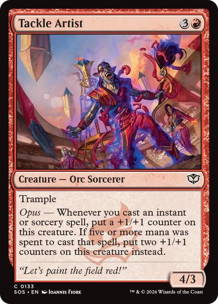 Tackle Artist (133) (Foil) (Secrets of Strixhaven)
