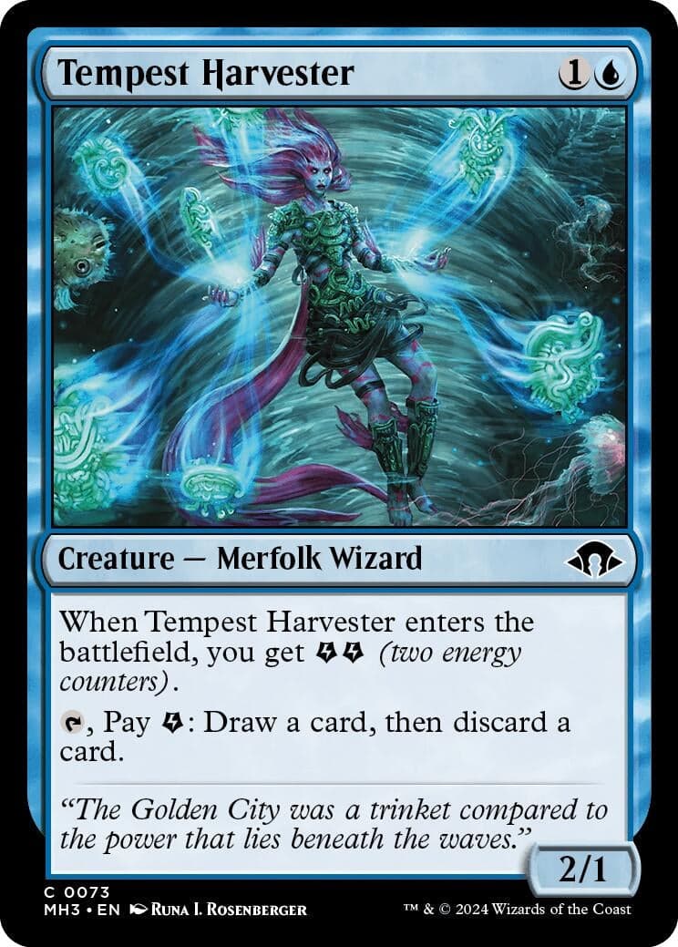 Tempest Harvester (73) (Foil) (Modern Horizons 3)