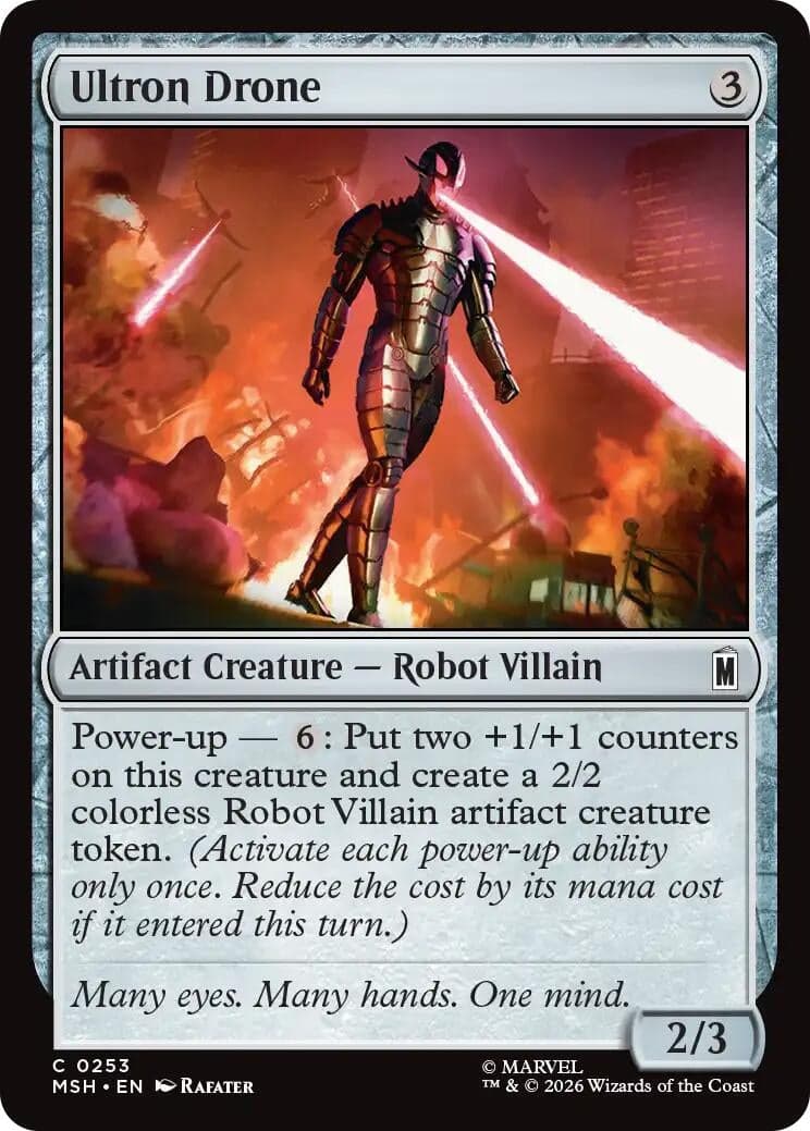 Ultron Drone (253) (Marvel Super Heroes) (MSH)