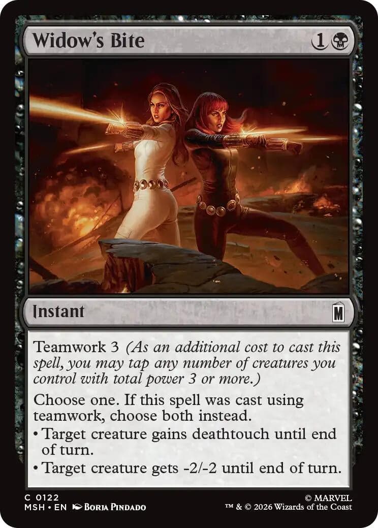 Widow's Bite (122) (Foil) (Marvel Super Heroes) (MSH)