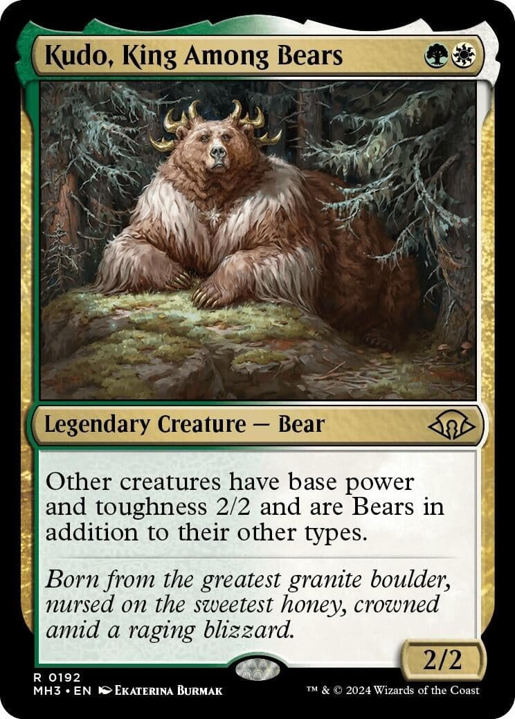Kudo, King Among Bears (192) (Modern Horizons 3)