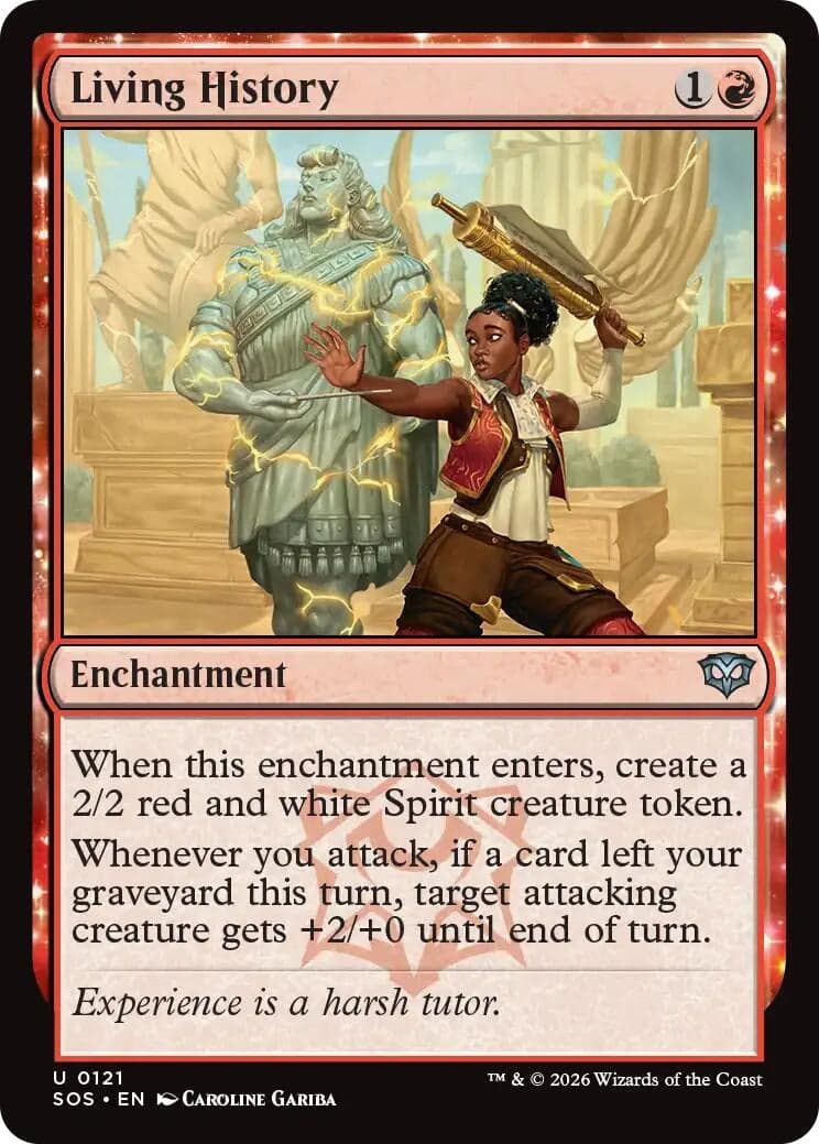 Living History (121) (Foil) (Secrets of Strixhaven)