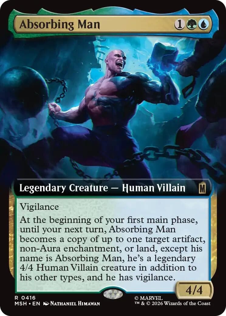 Absorbing Man (Extended Art) (416) (Foil) (Marvel Super Heroes) (MSH)