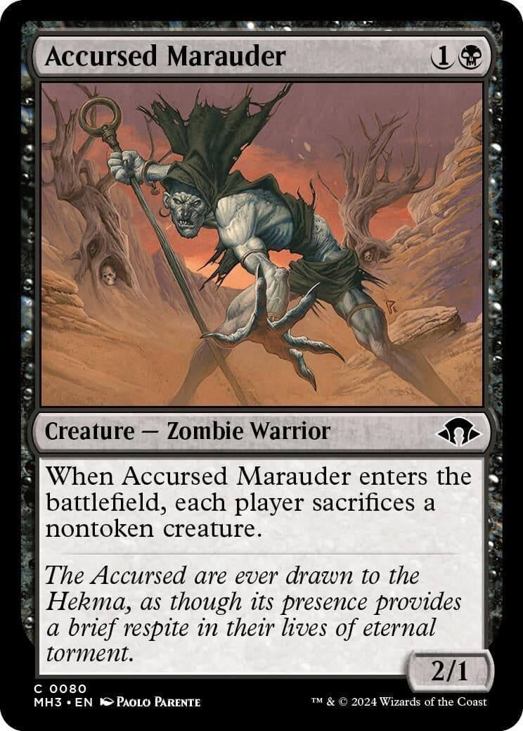 Accursed Marauder (80) (Foil) (Modern Horizons 3)