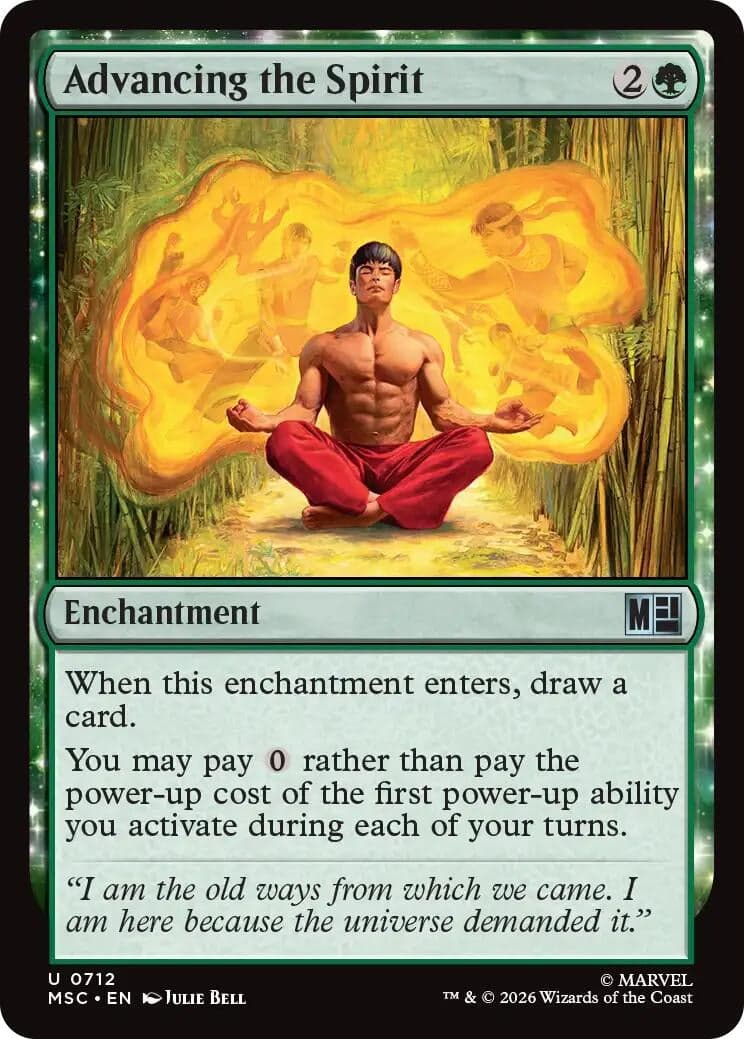Advancing the Spirit (712) (Commander: Marvel Super Heroes) (MSC)