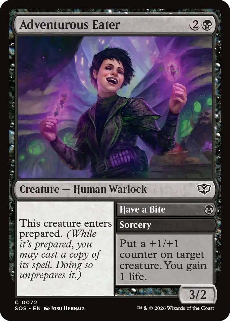Adventurous Eater (72) (Foil) (Secrets of Strixhaven)