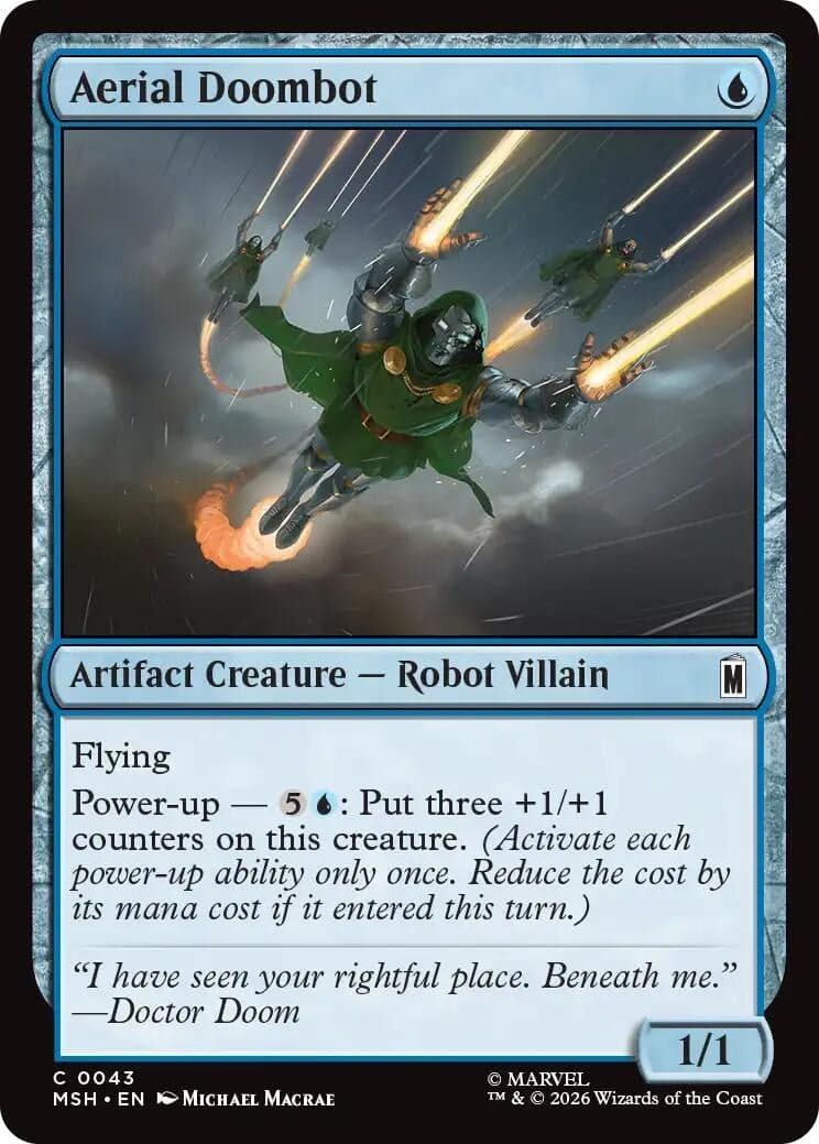 Aerial Doombot (43) (Marvel Super Heroes) (MSH)
