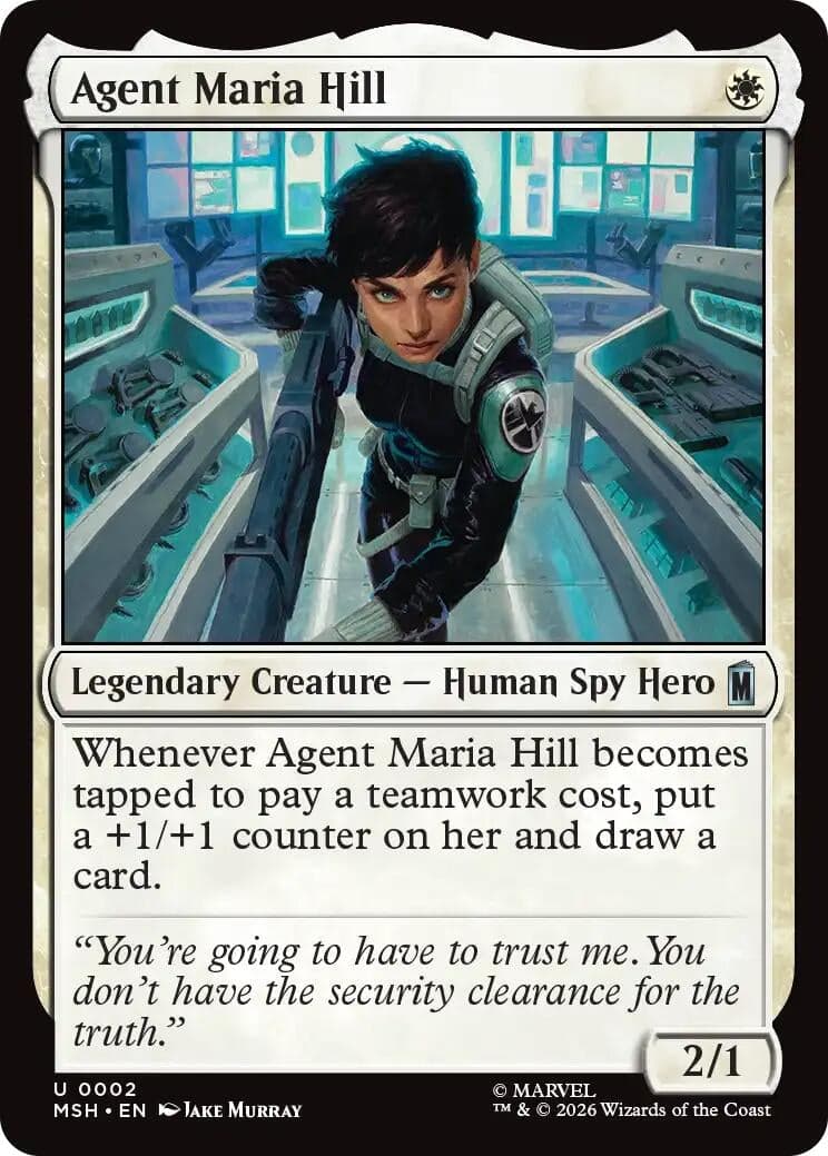 Agent Maria Hill (2) (Foil) (Marvel Super Heroes) (MSH)