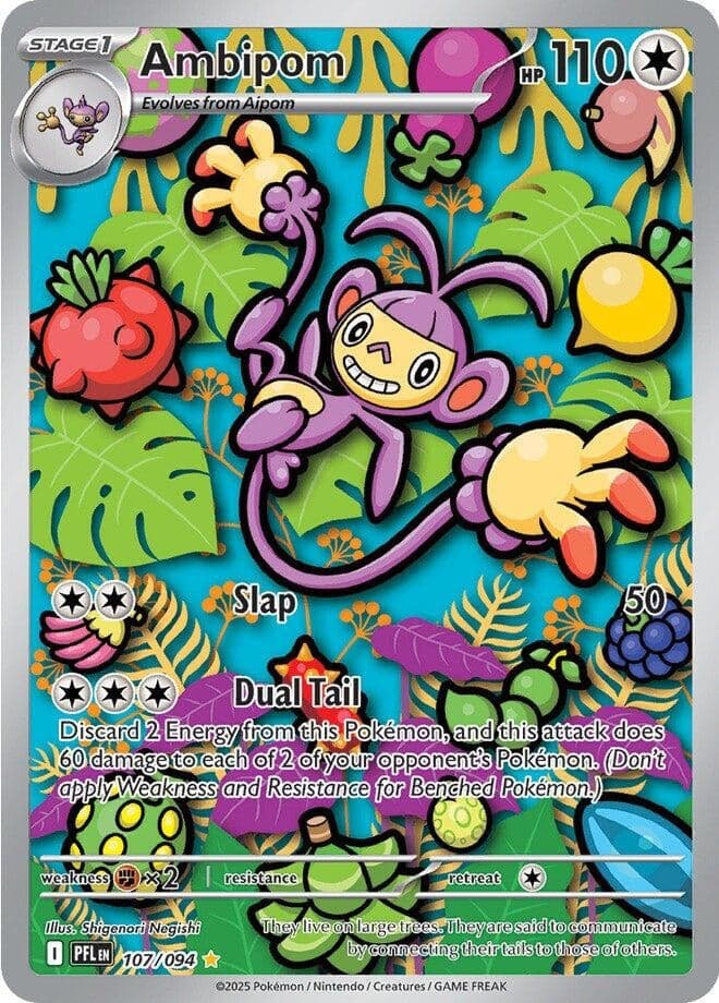 Ambipom (107/094) (ME02: Phantasmal Flames)