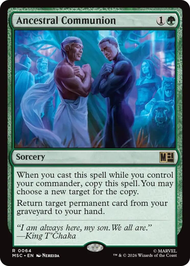 Ancestral Communion (64) (Commander: Marvel Super Heroes) (MSC)