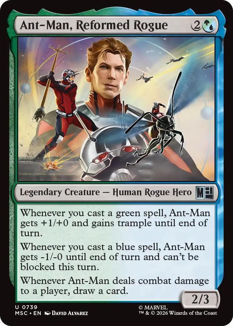 Ant-Man, Reformed Rogue (739) (Commander: Marvel Super Heroes) (MSC)