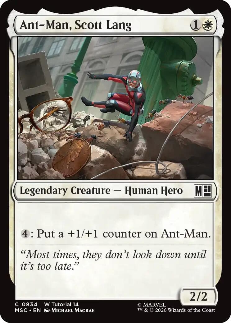 Ant-Man, Scott Lang (0834) (834) (Commander: Marvel Super Heroes) (MSC)