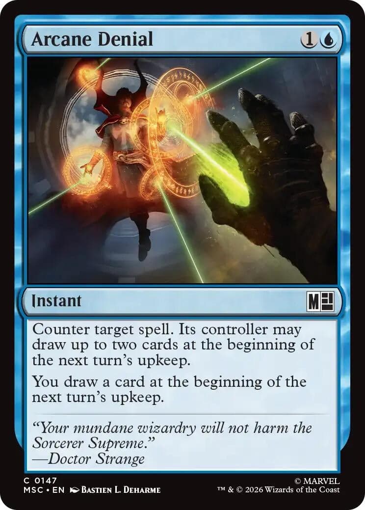 Arcane Denial (147) (Commander: Marvel Super Heroes) (MSC)