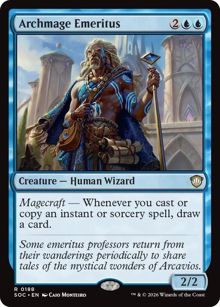 Archmage Emeritus (188) (Commander: Secrets of Strixhaven)