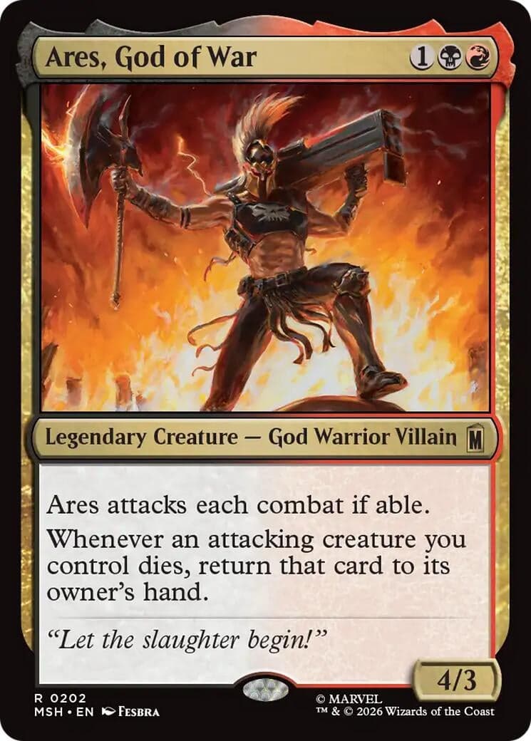 Ares, God of War (202) (Marvel Super Heroes) (MSH)