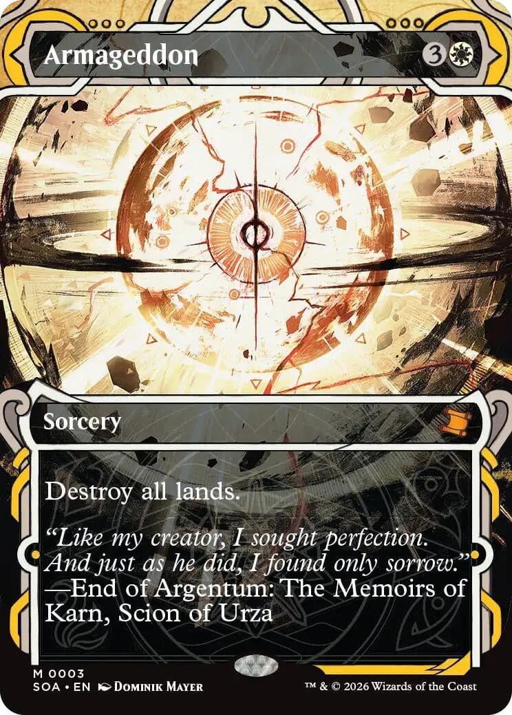 Armageddon (3) (Foil) (Secrets of Strixhaven: Mystical Archive)