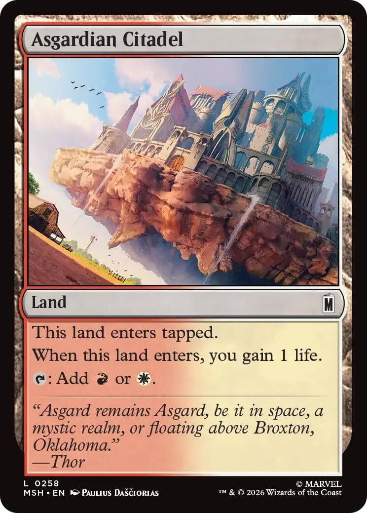 Asgardian Citadel (258) (Foil) (Marvel Super Heroes) (MSH)