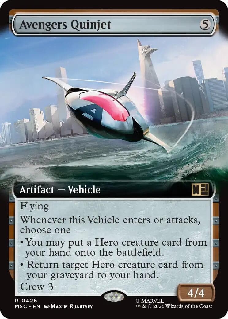 Avengers Quinjet (Extended Art) (426) (Commander: Marvel Super Heroes) (MSC)