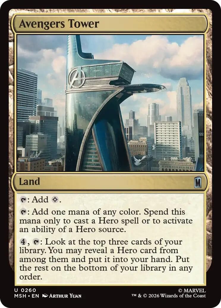 Avengers Tower (260) (Foil) (Marvel Super Heroes) (MSH)