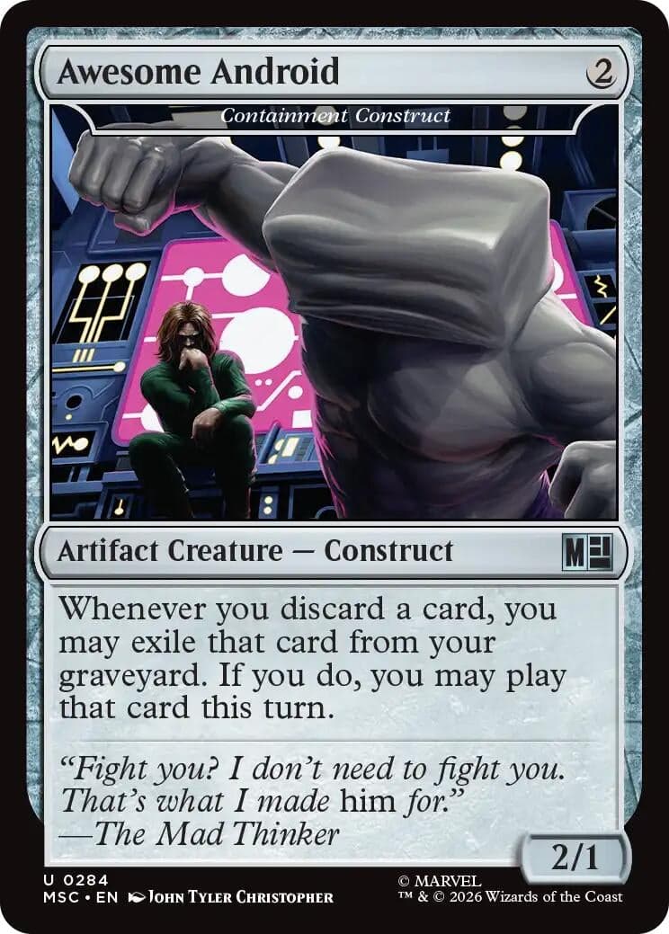 Awesome Android - Containment Construct (284) (Commander: Marvel Super Heroes) (MSC)