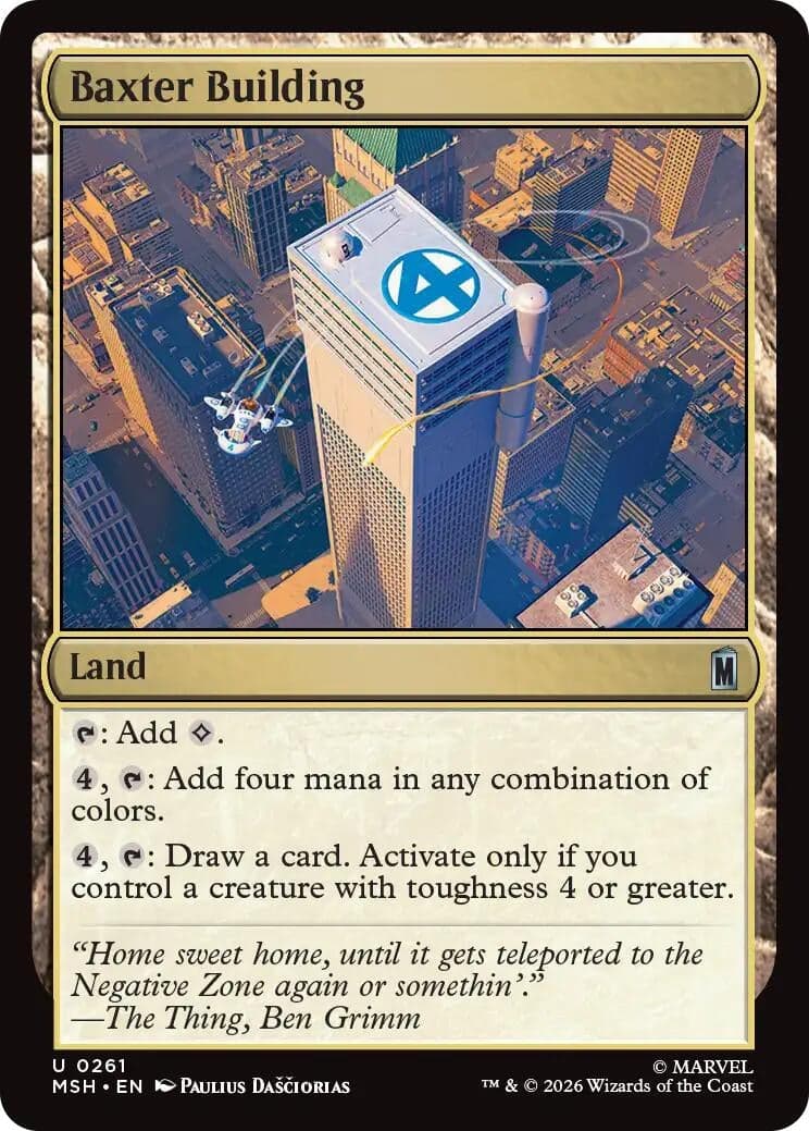Baxter Building (261) (Foil) (Marvel Super Heroes) (MSH)