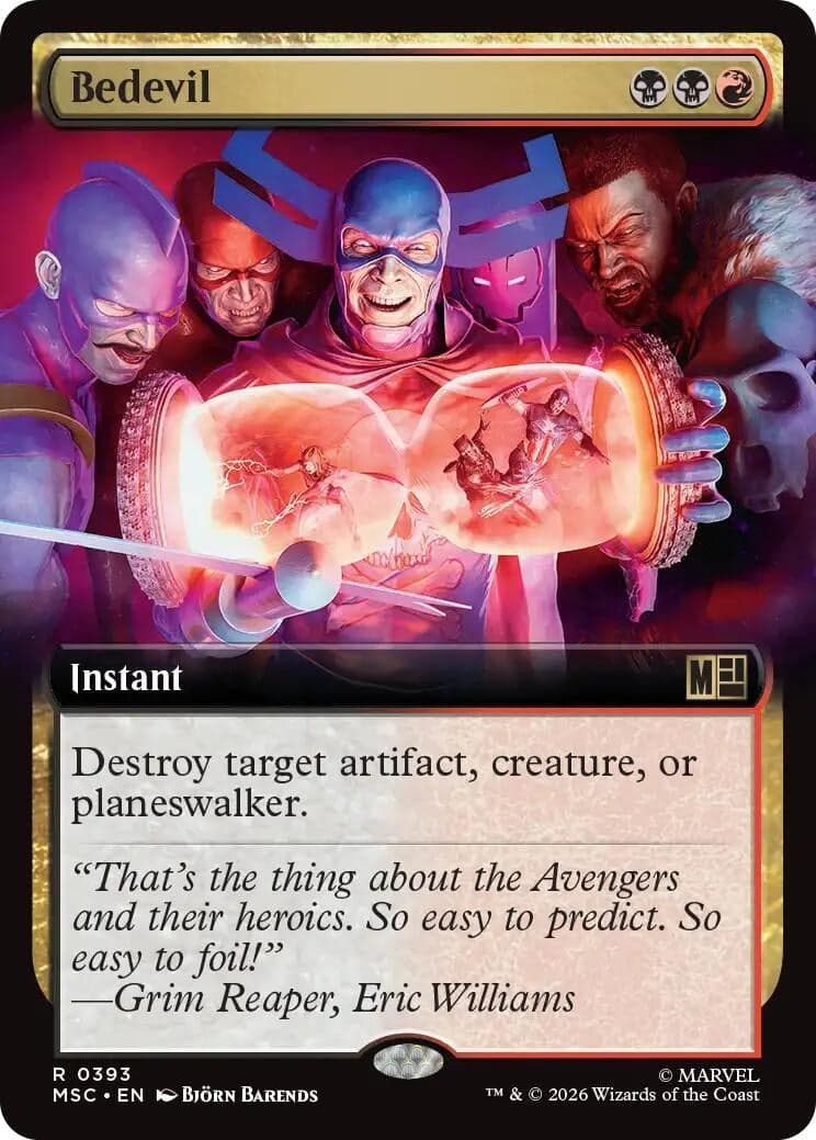 Bedevil (Extended Art) (393) (Commander: Marvel Super Heroes) (MSC)
