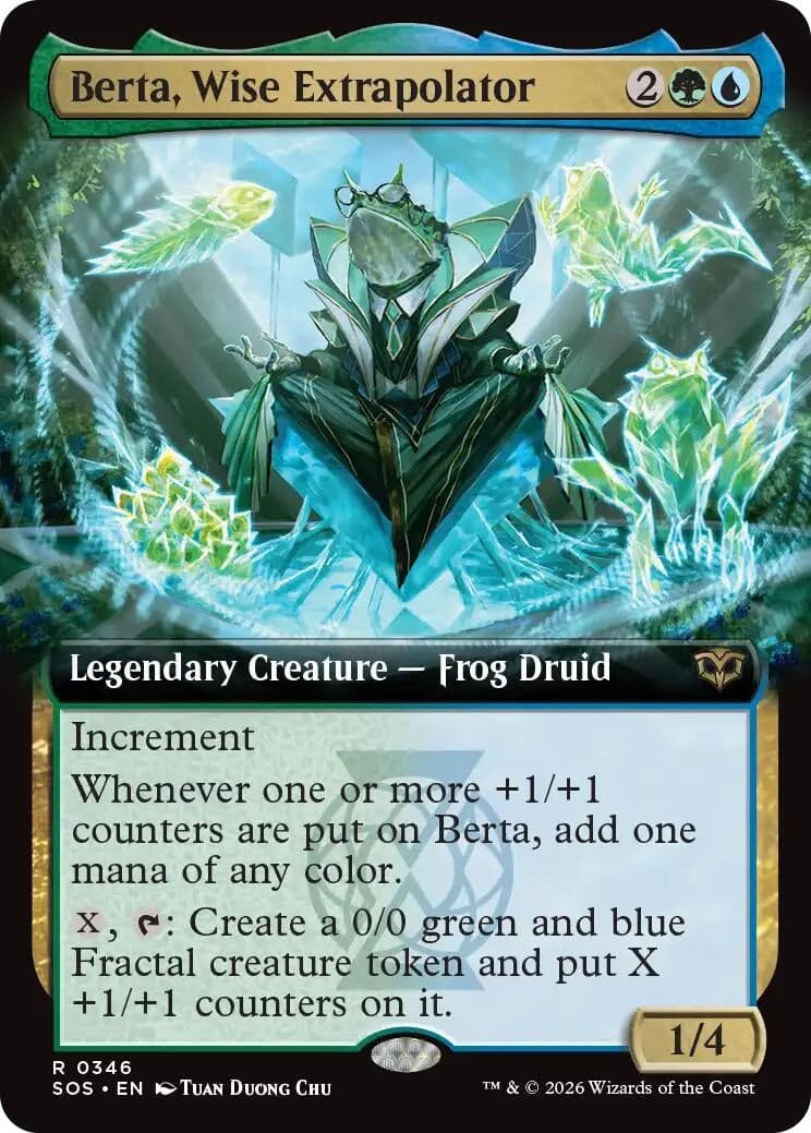 Berta, Wise Extrapolator (Extended Art) (346) (Foil) (Secrets of Strixhaven)
