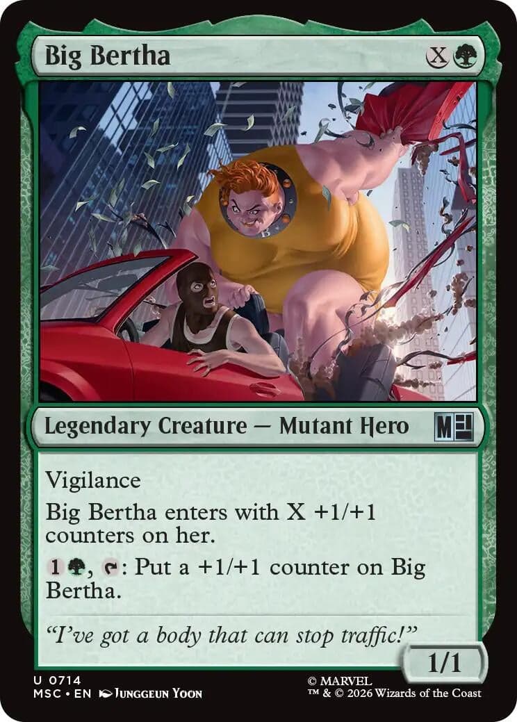 Big Bertha (714) (Commander: Marvel Super Heroes) (MSC)