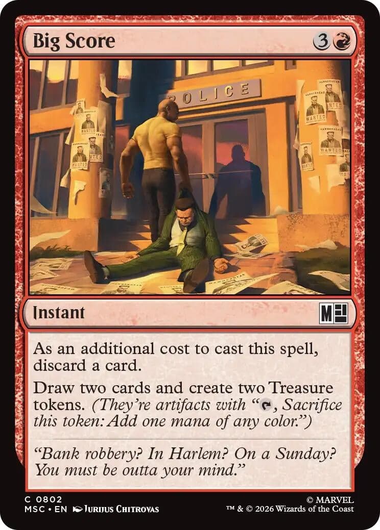 Big Score (802) (Commander: Marvel Super Heroes) (MSC)