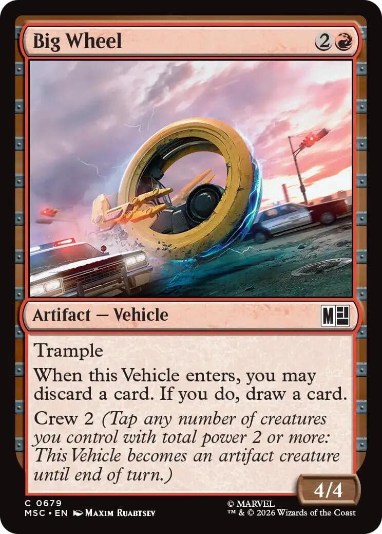Big Wheel (679) (Foil) (Commander: Marvel Super Heroes) (MSC)