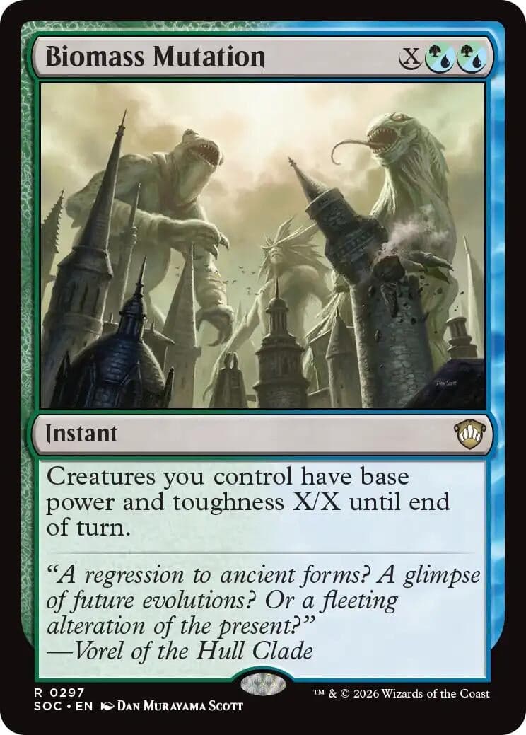 Biomass Mutation (297) (Commander: Secrets of Strixhaven)