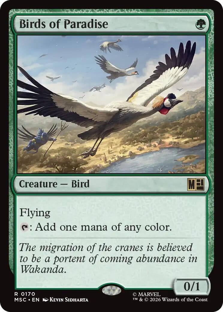 Birds of Paradise (170) (Commander: Marvel Super Heroes) (MSC)