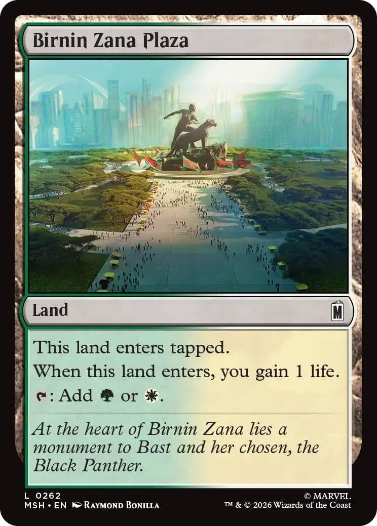 Birnin Zana Plaza (262) (Marvel Super Heroes) (MSH)
