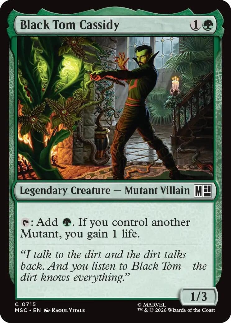 Black Tom Cassidy (715) (Foil) (Commander: Marvel Super Heroes) (MSC)