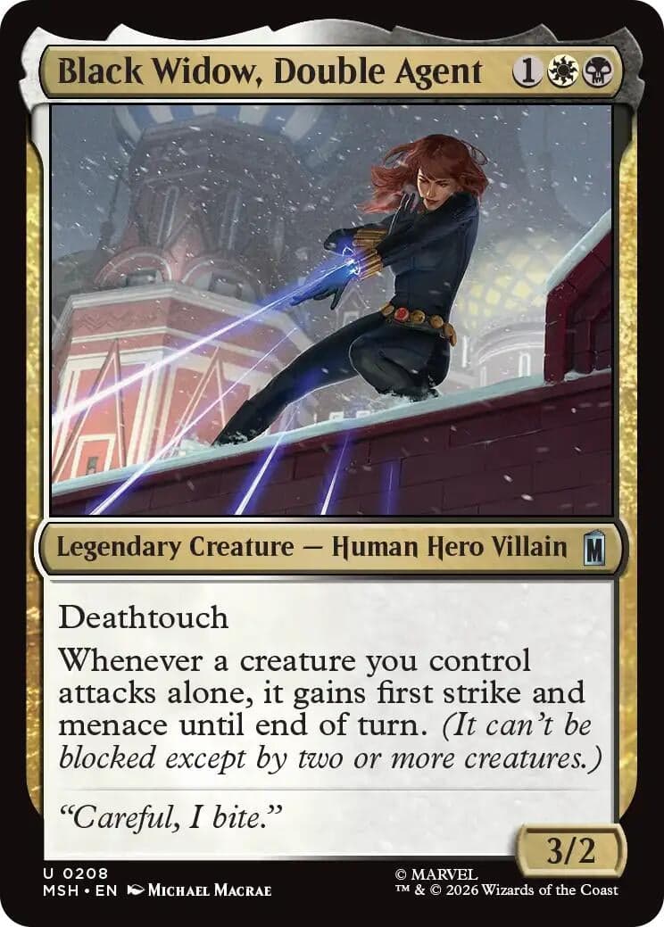 Black Widow, Double Agent (208) (Marvel Super Heroes) (MSH)