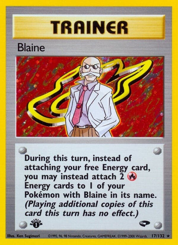 Blaine (17) (017/132) (Gym Challenge)