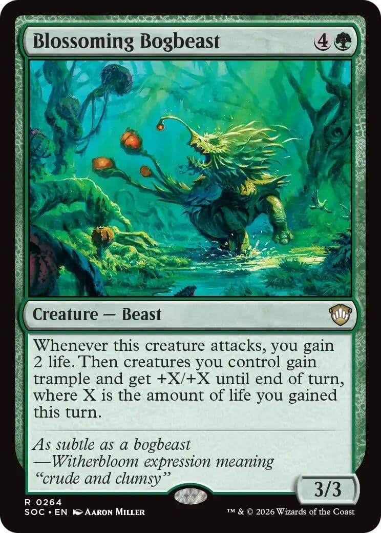 Blossoming Bogbeast (264) (Commander: Secrets of Strixhaven)
