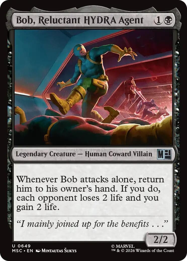 Bob, Reluctant HYDRA Agent (649) (Commander: Marvel Super Heroes) (MSC)