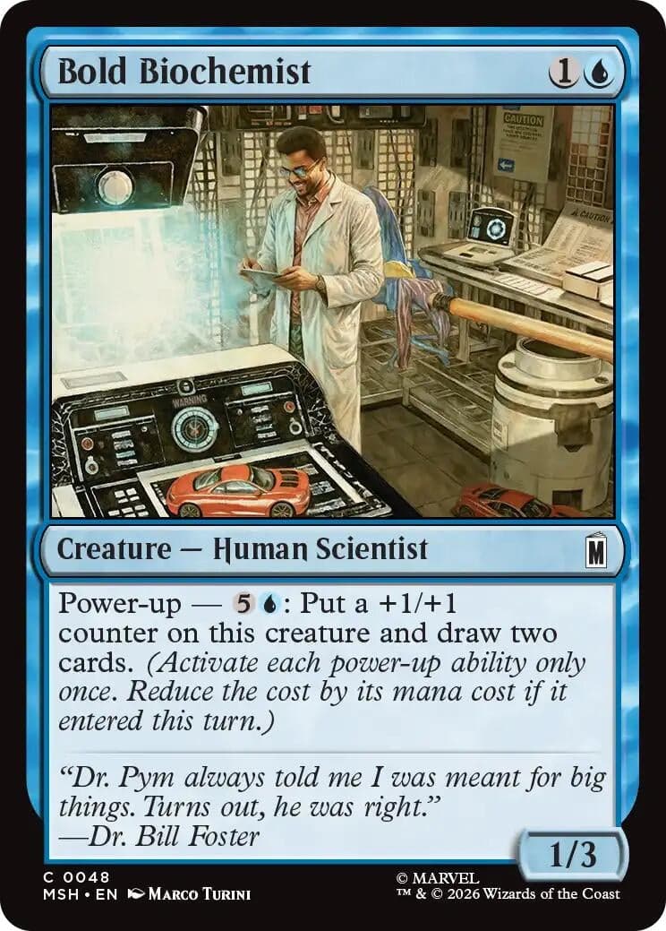 Bold Biochemist (48) (Foil) (Marvel Super Heroes) (MSH)