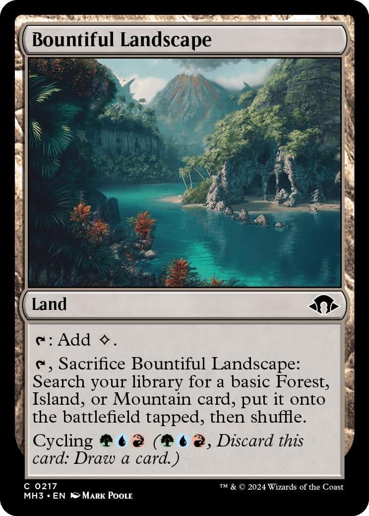 Bountiful Landscape (217) (Foil) (Modern Horizons 3)