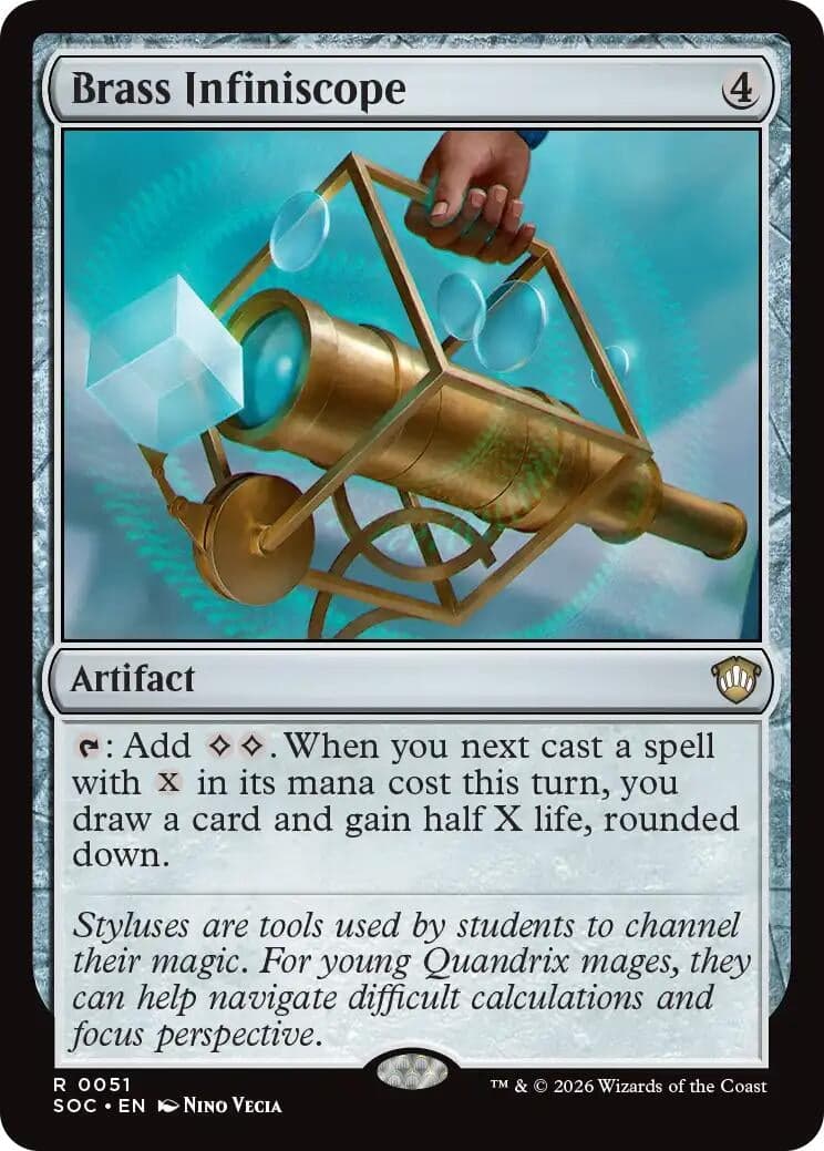 Brass Infiniscope (51) (Commander: Secrets of Strixhaven)