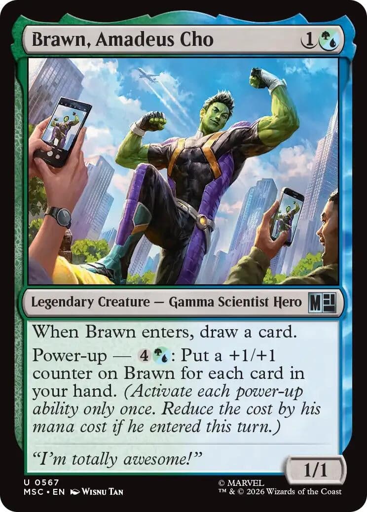Brawn, Amadeus Cho (567) (Commander: Marvel Super Heroes) (MSC)