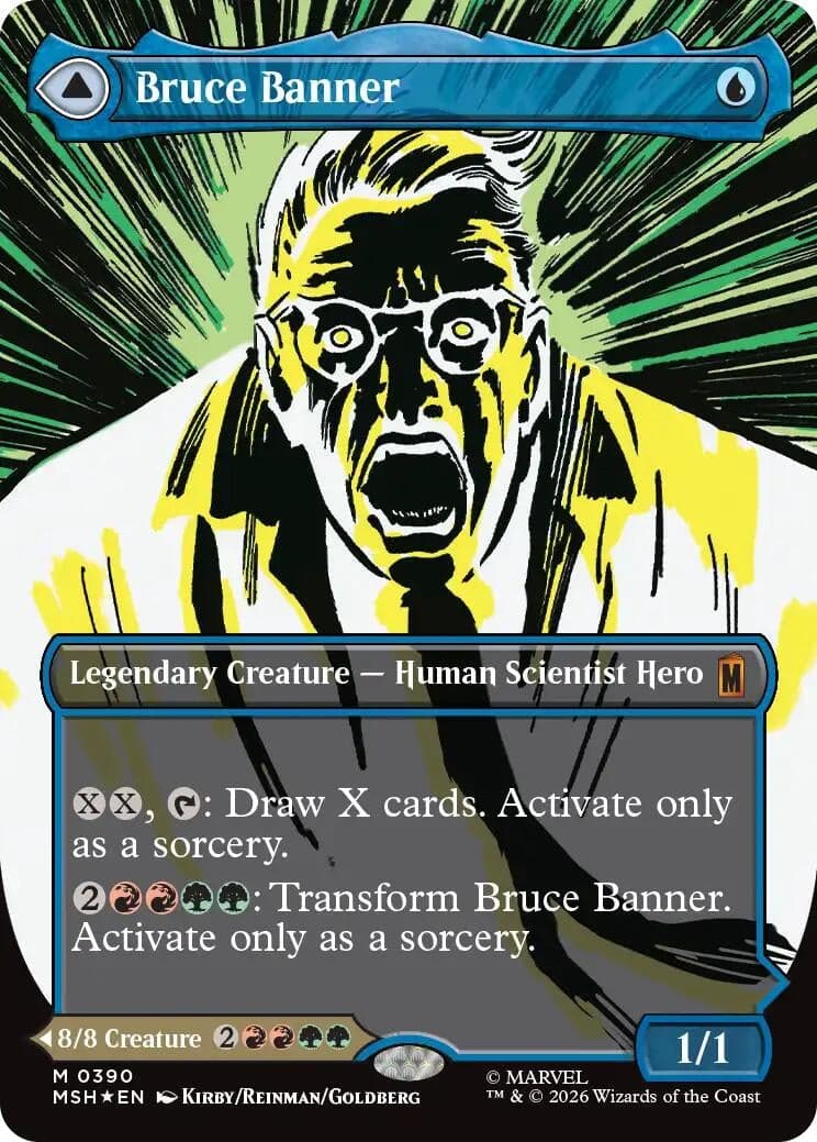 Bruce Banner (Borderless) (390) (Foil) (Marvel Super Heroes)